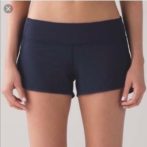 Lululemon speed shorts navy size 4